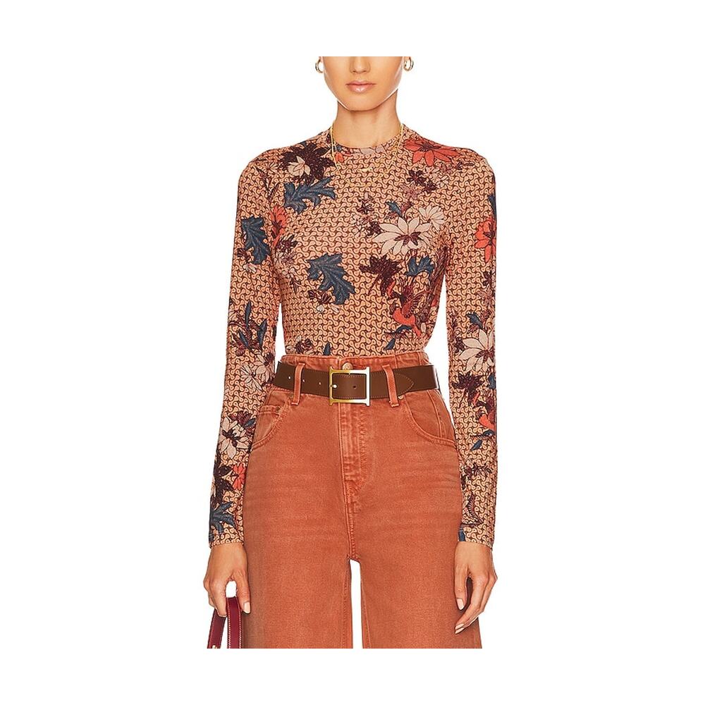 Ulla Johnson Floral Long Sleeve Top - Multicolor